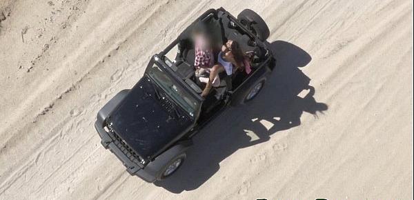 Jeep sex filmed by drone